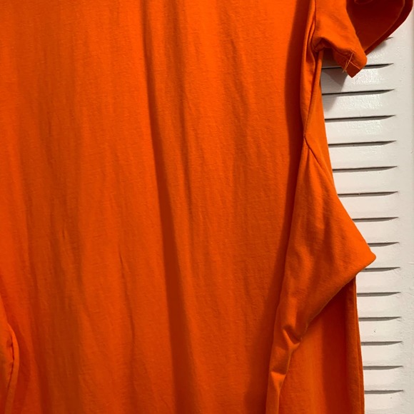 Alice + Olivia Evie Wrap T-Shirt Dress Orange Size M - Picture 8 of 11